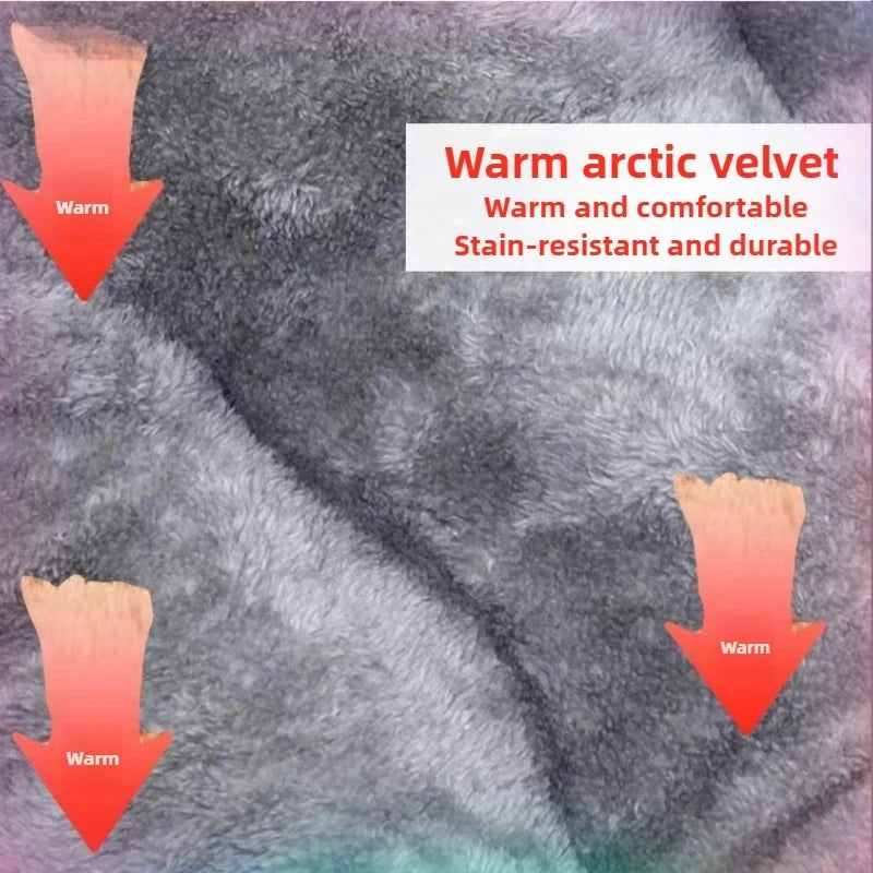 Dog Bed Mat Large Size Sleeping Pad for Winter Use Keep Warm Double-sided Use Golden Retriever Stress-relieving Sleeping Pad