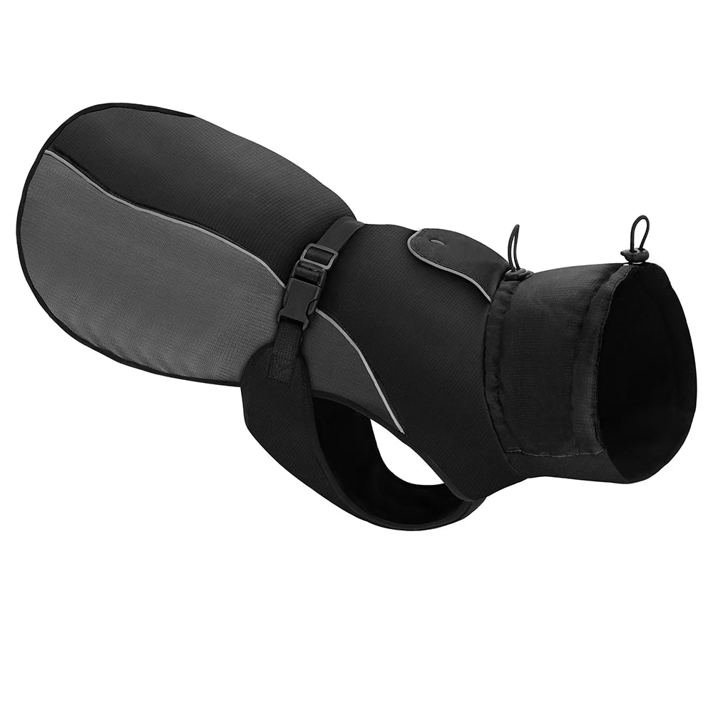 Dog Clothes Warm Large Dog Coat Jacket Reflective Raincoat Clothing For Medium Large Dogs French XL-6XL