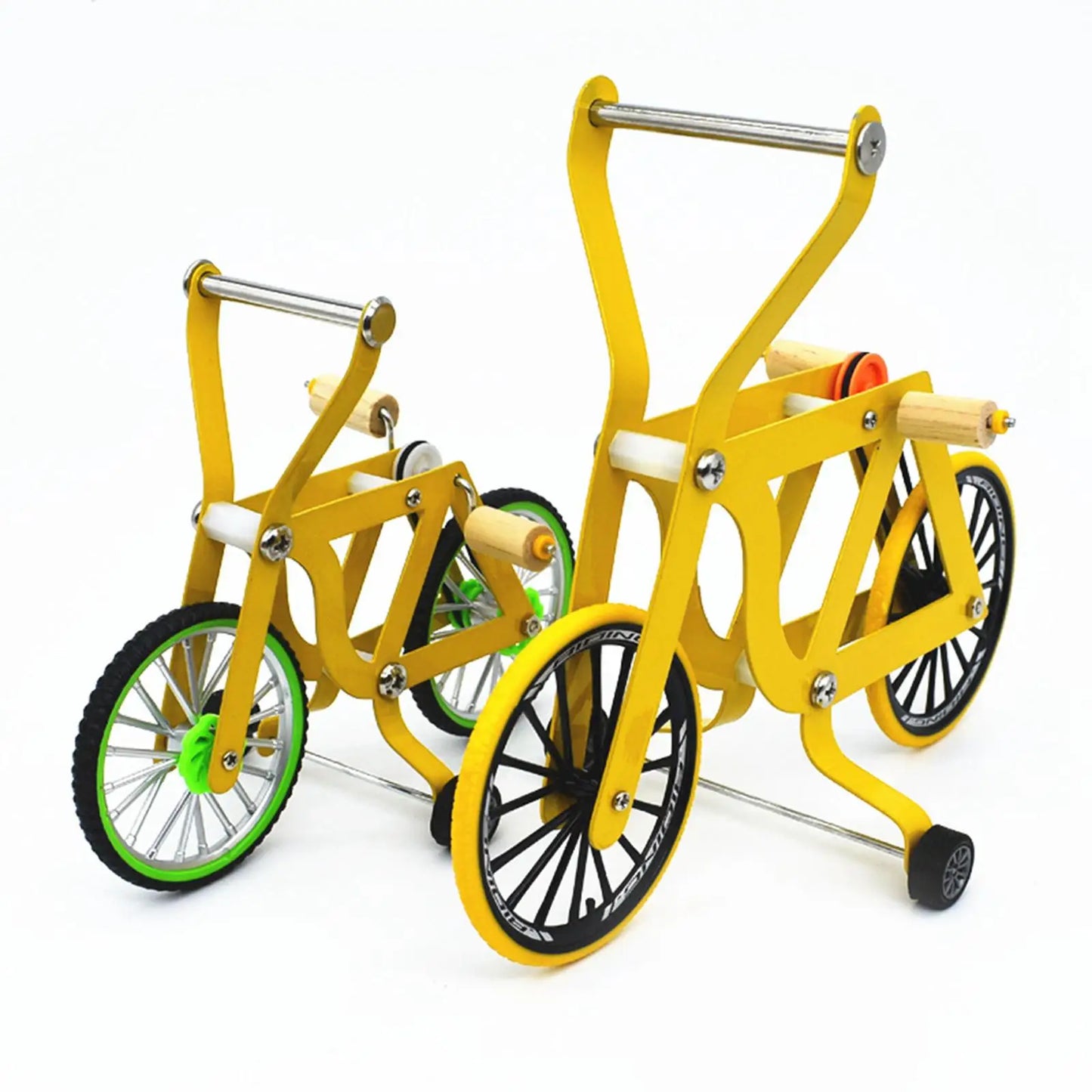 Parrot Puzzle Bicycle Mini Bike Bird Intelligence Training Toy for Cockatoo