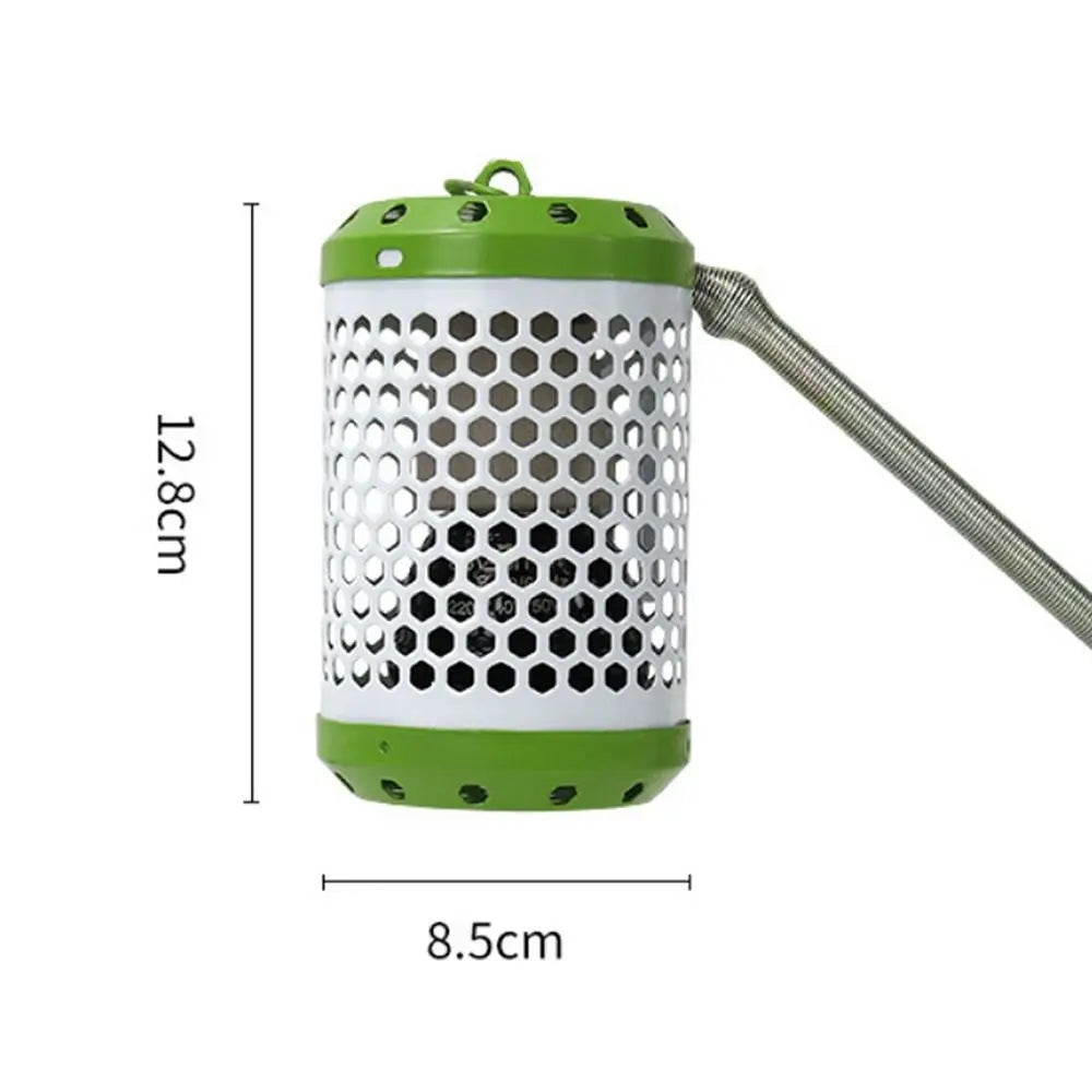 Anti-Bite Pet Parrot Heat Preservation Lamp Metal Chew-Proof Wire Anti-Scalding Bird Cage Heater US/EU/UK Plug in with Hook
