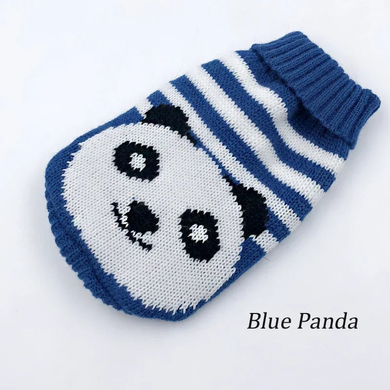 Small Cat Dog Sweater Pullover Winter Dog Clothes for Small Dogs Chihuahua Yorkies Puppy Jacket Pet Clothing Christmas