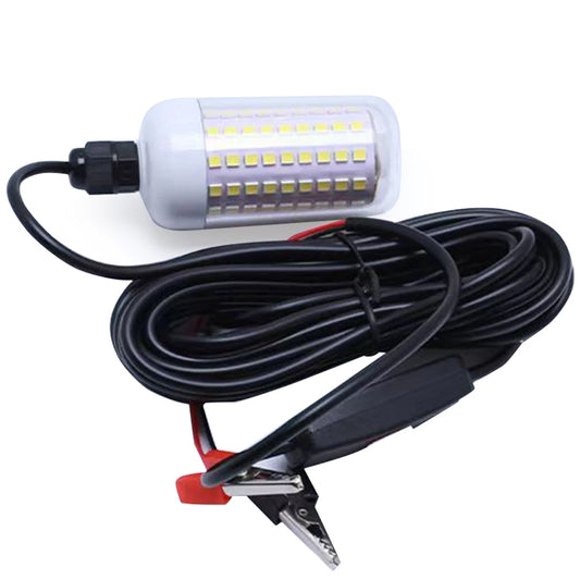 12V LED High-Power Fishing Light IP68 Waterproof Fish Gathering Lamp Corrosion Resist for Night Fishing 100W Light Accessories