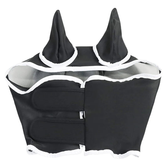 Breathable Horse Summer Eye Shield Elastic Mesh Horse Face Shields Comfortable Fly Mask for Horses for Small Medium Large Horses