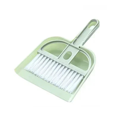 1SET Mini Desktop Sweep Cleaning Brush Keyboard Brush Cat Hamster Dustpan Small Broom Set Pet Professional Cleaning Tools