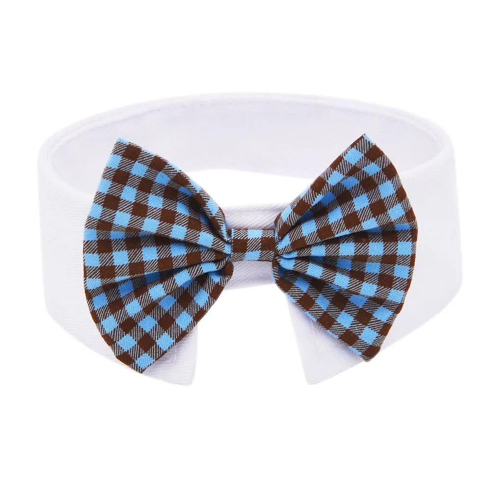 Adjustable Formal Pet Bowtie Collar Neck Tie for Cats & Dogs Pet Tuxedo Wedding Costume Kitten Cat Bowtie Puppy Bowknot Collar