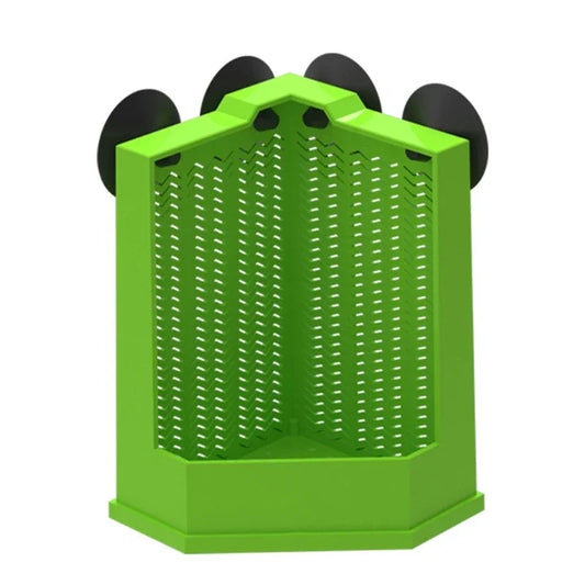 Multiuse Reptiles Feeder Box Terrariums Corner Feeding Station for BeardedDragons