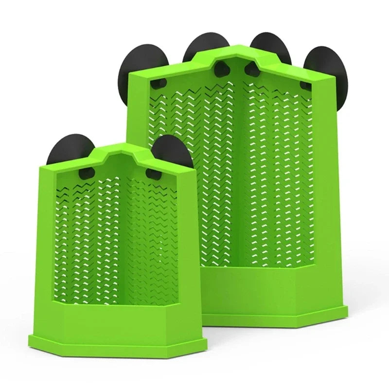 Multiuse Reptiles Feeder Box Terrariums Corner Feeding Station for BeardedDragons