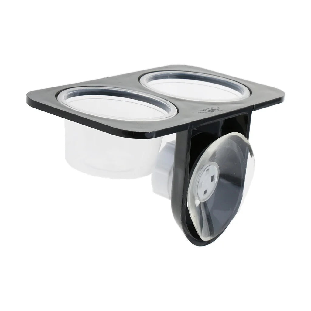 Reptiles & Amphibians Lizard Gecko Suction Cup Feed Bowls Food Container with Bowl for Reptile Food and Water Feeding