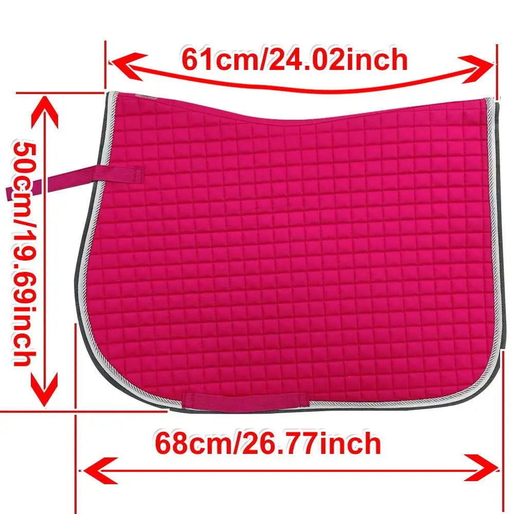All Purpose Saddle Pad Horse Saddle Pad for Horses Use During Everyday Riding Idea for English Horse Riding Designed