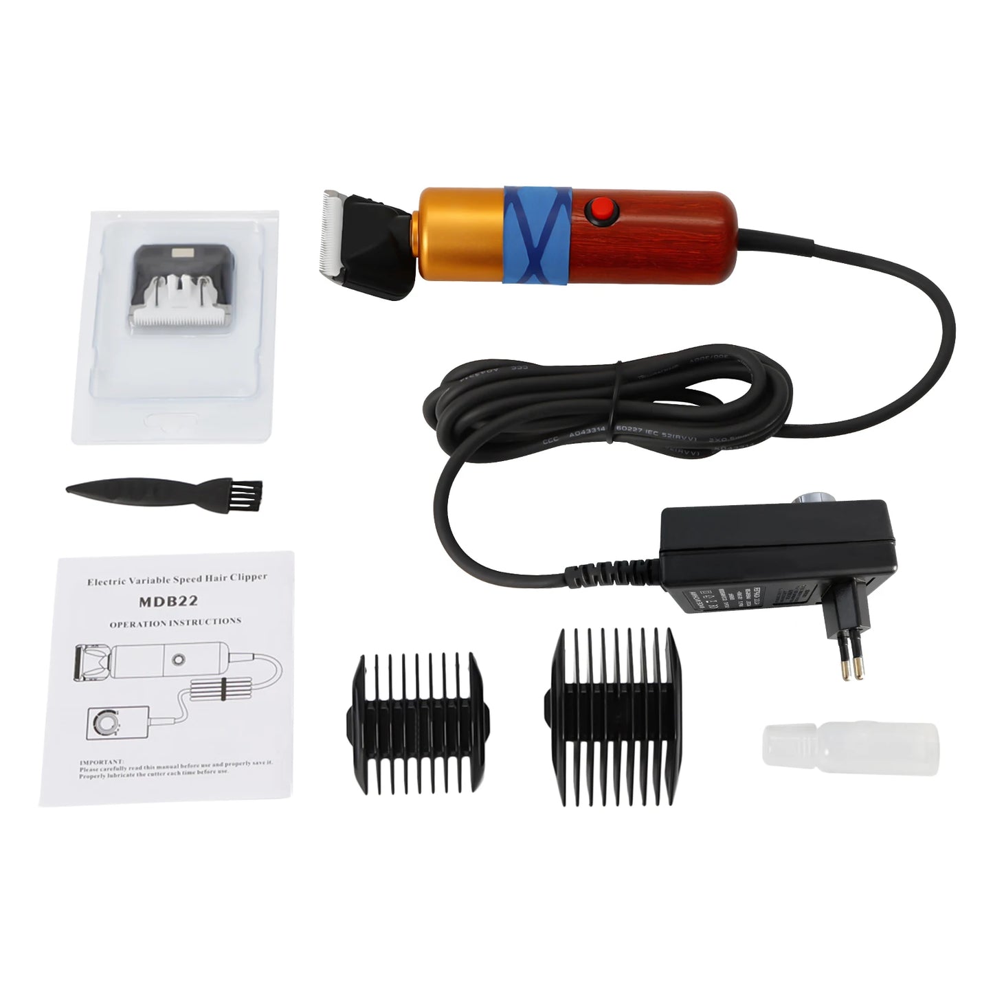 Pet Hair Clipper Low Noise High-efficiency Professional Electric Variable Speed Hair Shearing For Sheep Dogs Cats Pet