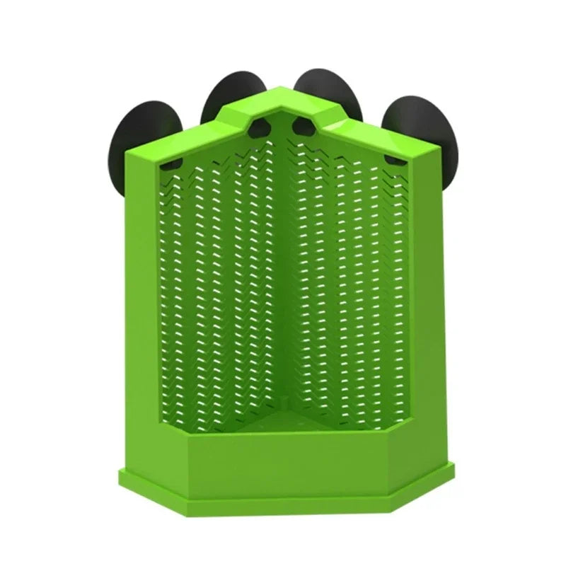 Multiuse Reptiles Feeder Box Terrariums Corner Feeding Station for BeardedDragons