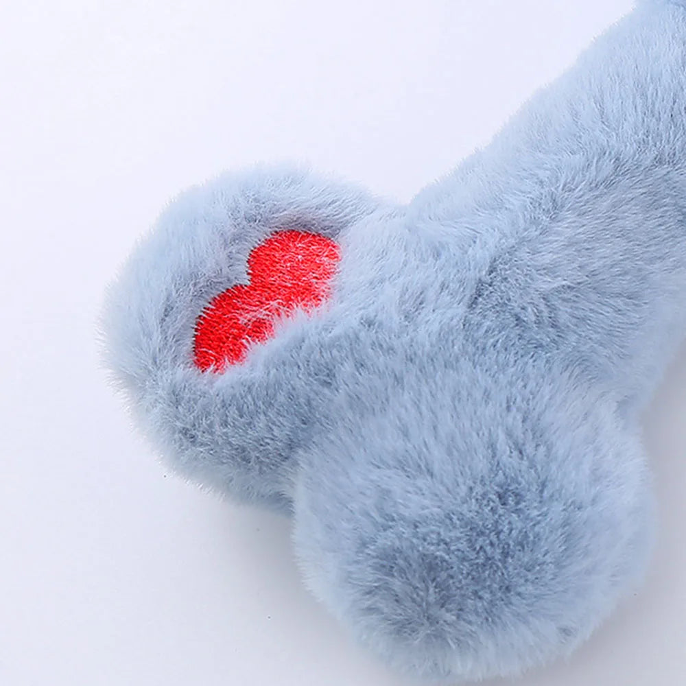 Dog Chew Toy Bone Shape - Squeaky Interactive Pet Toy for Puppies Small Medium Dogs, Durable Non-Toxic Chewing