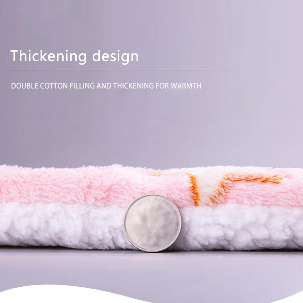 Thick Comfortable Small Cat Sleeping Nest Cushion Winter Warm Skin-friendly Cute Medium Cat Sofa Mat for Dog Bed Accessories