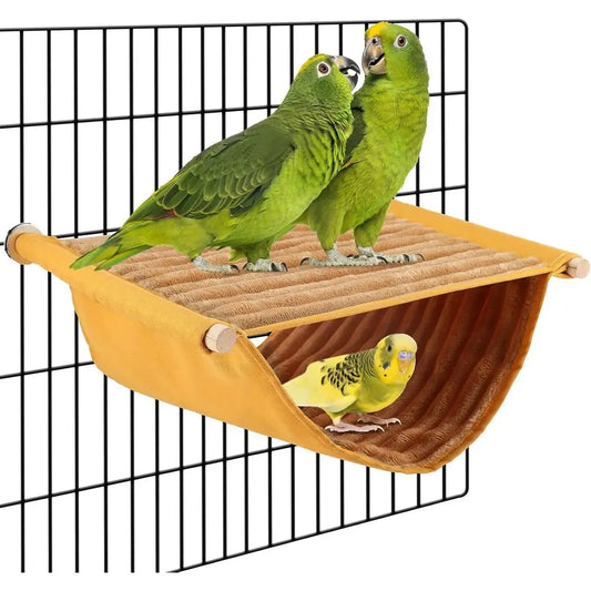 Winter Warm Bird Nest Bed Hanging Hammock Snuggle Hut Parrot House Tent Toy Bird Cage Perch for Parakeet Budgies Cockatiels Love