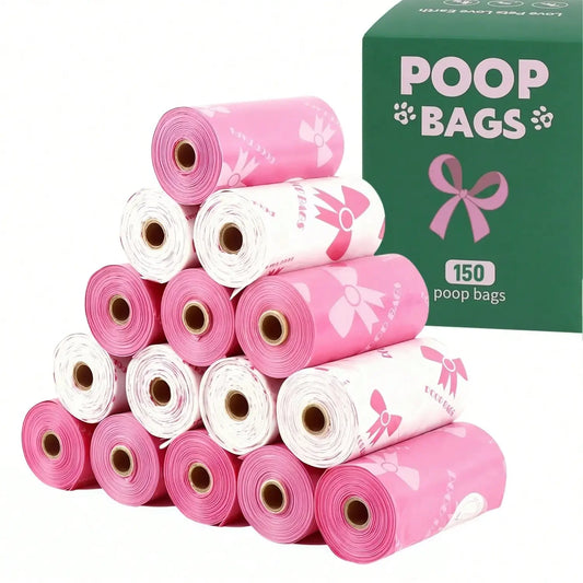 3/6/10/12 Rolls 180 Count Super Thick Dog Poop Bags,Leak-Proof Polyethylene Suitable For Cats & Dogs, Pet Cleaning Supplies